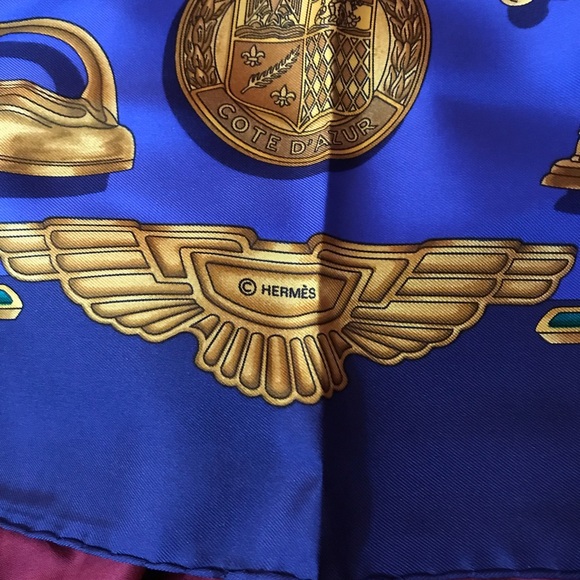 Hermès Hermes Scarf 90cm Les Parures du Vent 90cm - Picture 9 of 10